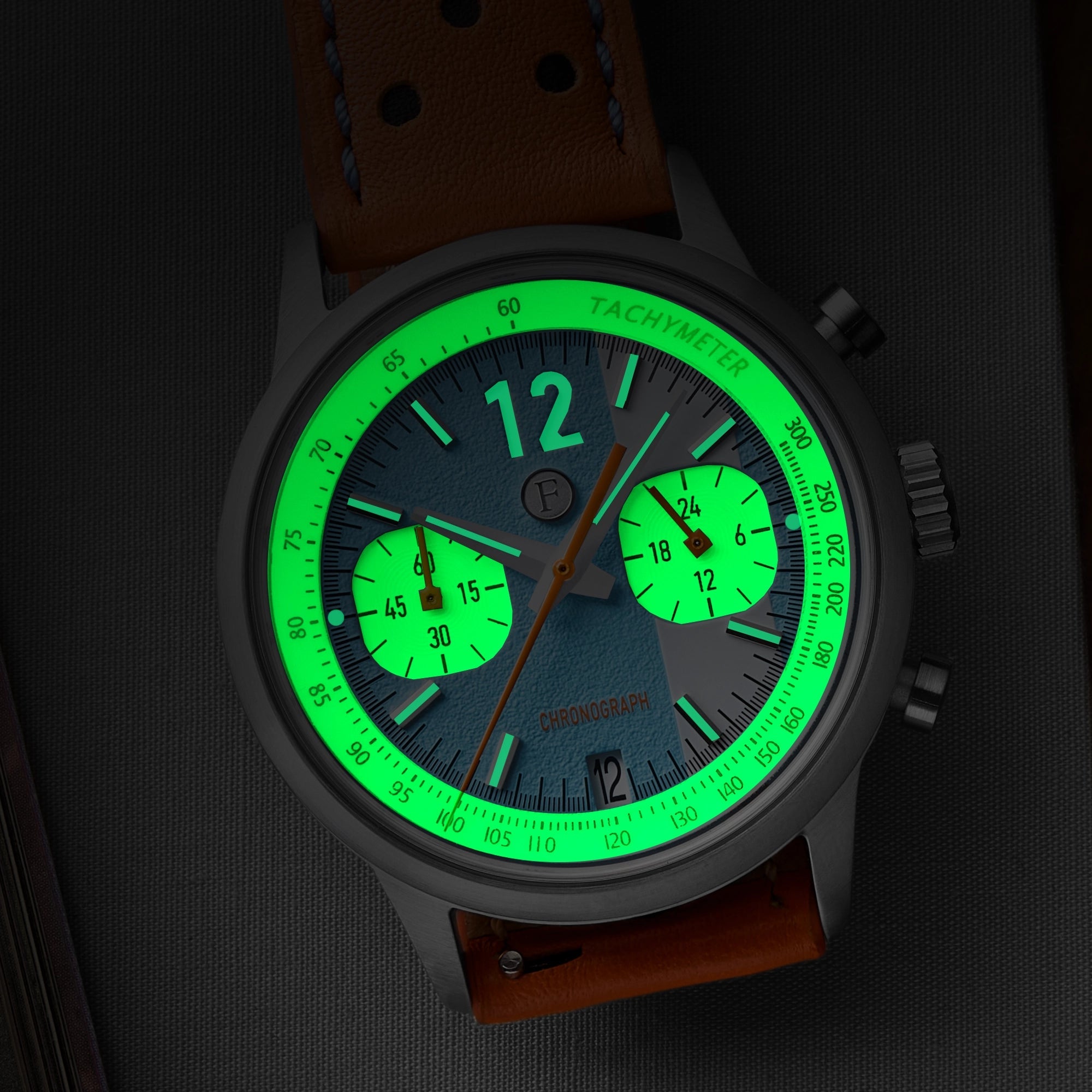 RACE MASTER CHRONOGRAPH AZUL – Ferro & Company Watches