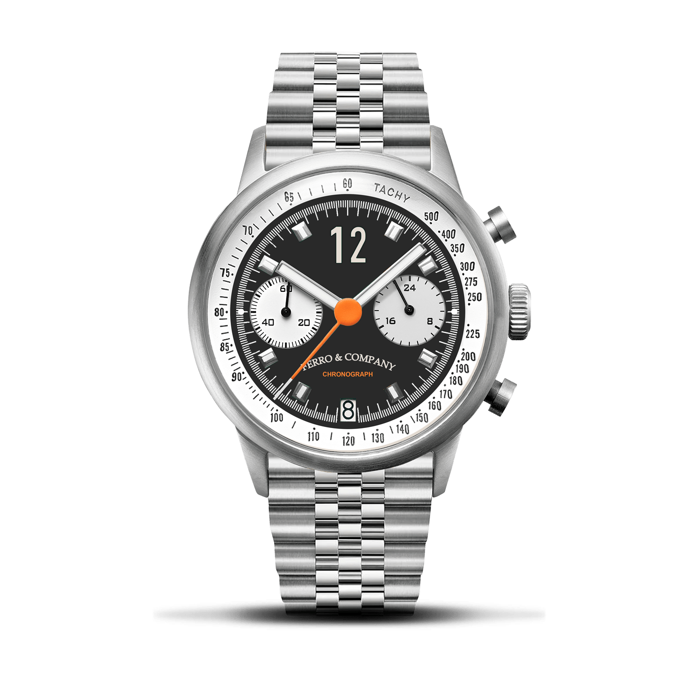Race Master Chronograph Black BR - Ferro & Company Watches