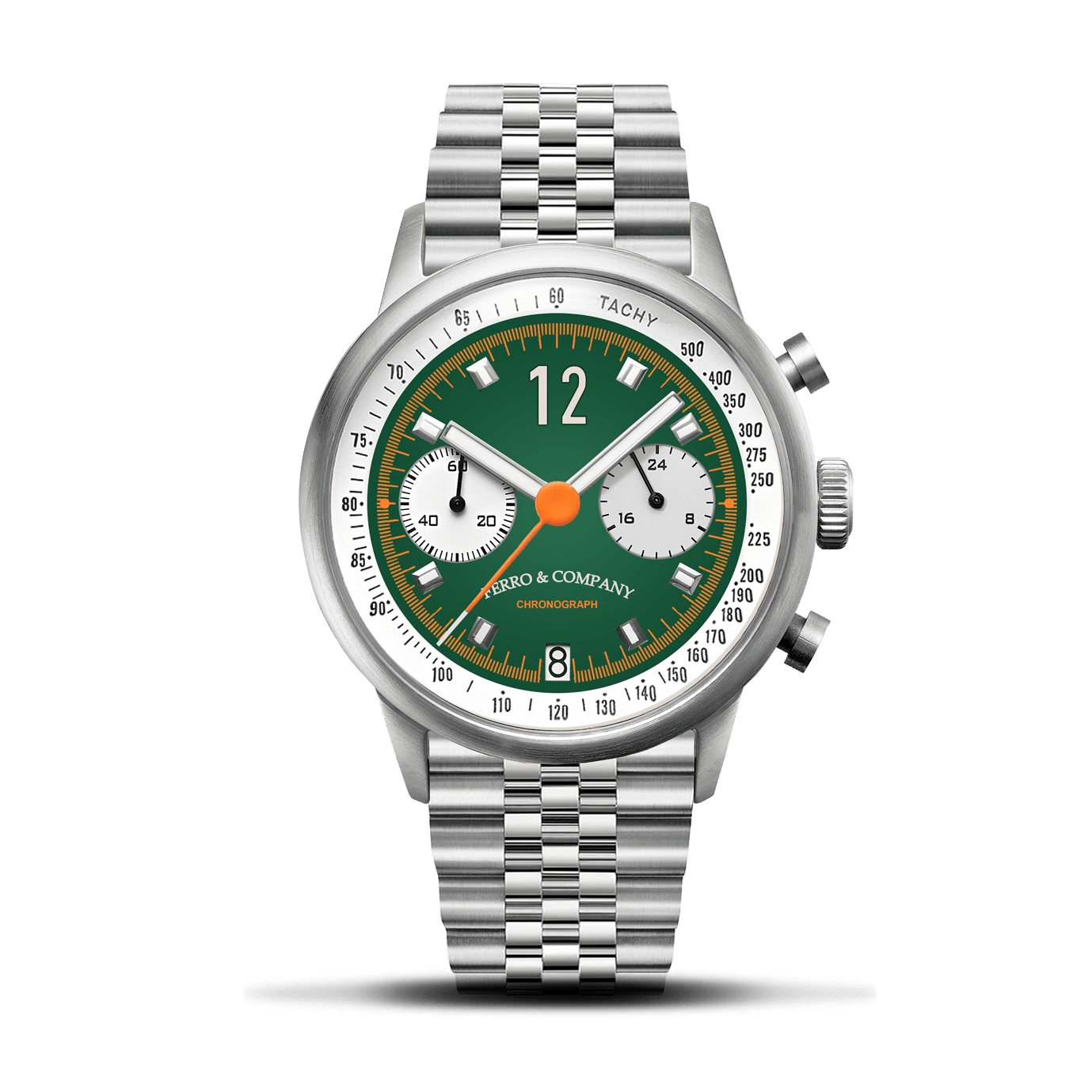 Race Master Chronograph GREEN BR - Ferro & Company Watches