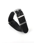 Nato Leather Watch Strap Black - Ferro & Company Watches