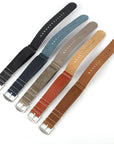 Nato Leather Watch Strap Grey - Ferro & Company Watches