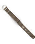 Nato Leather Watch Strap Grey - Ferro & Company Watches