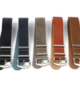 Nato Leather Watch Strap Navy - Ferro & Company Watches