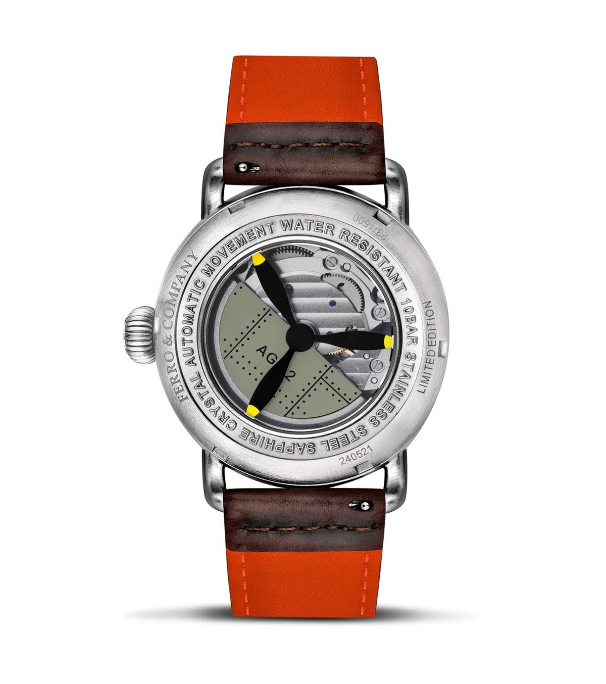 AGL 2 AUTOMATIC 24H BLUE - Ferro & Company Watches