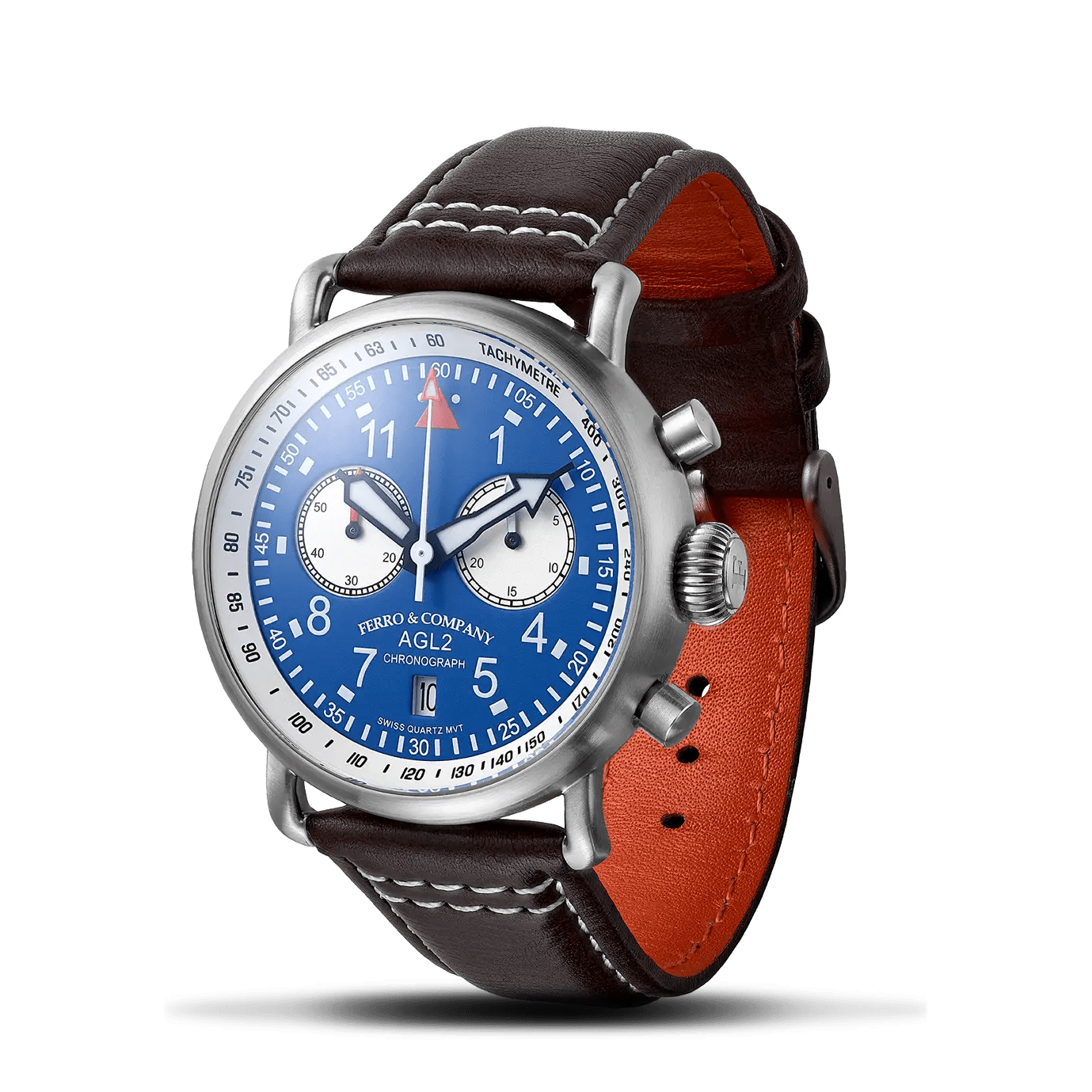 AGL 2 Chronograph Blue - Ferro & Company Watches