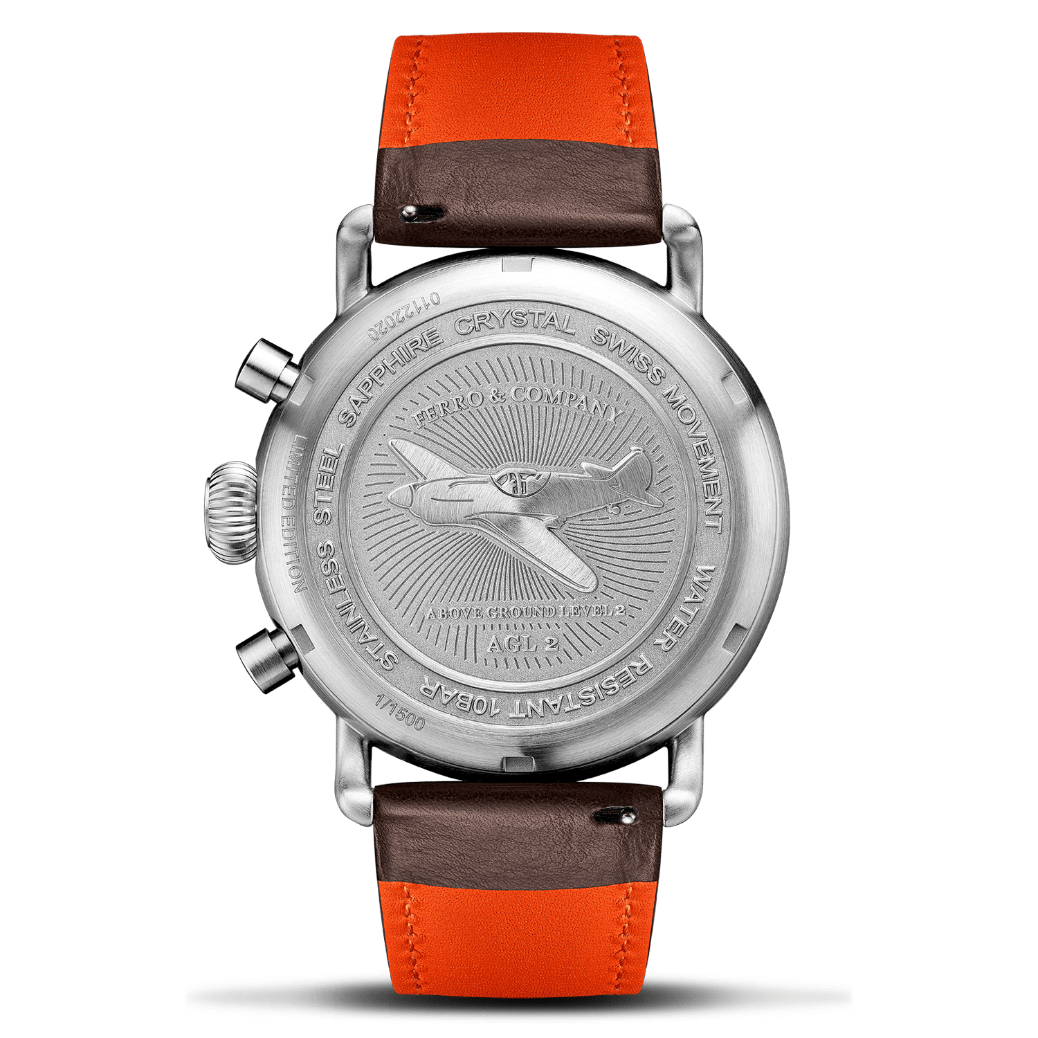 AGL 2 Chronograph Blue - Ferro & Company Watches