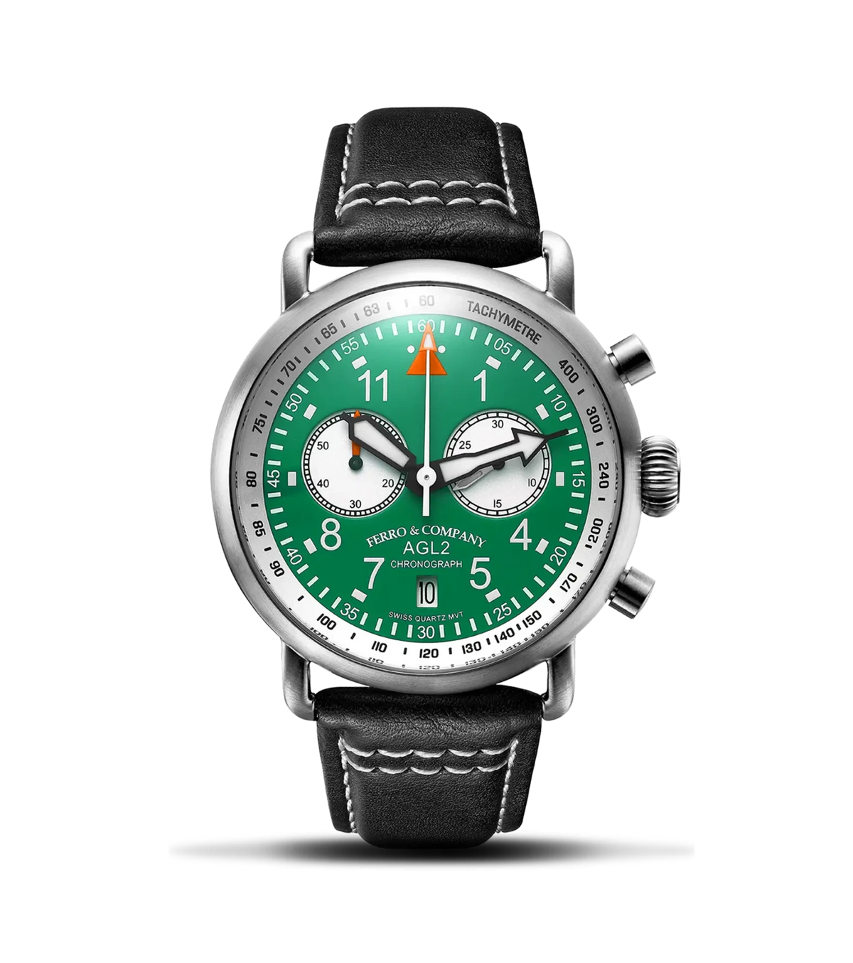 AGL 2 CHRONOGRAPH GREEN - Ferro & Company Watches
