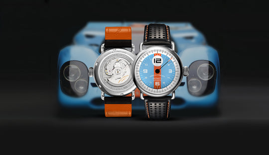 Le Mans inspired one hand race watch