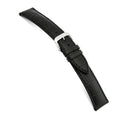 LEATHER STRAPS CROC STYLE BLACK 20 MM