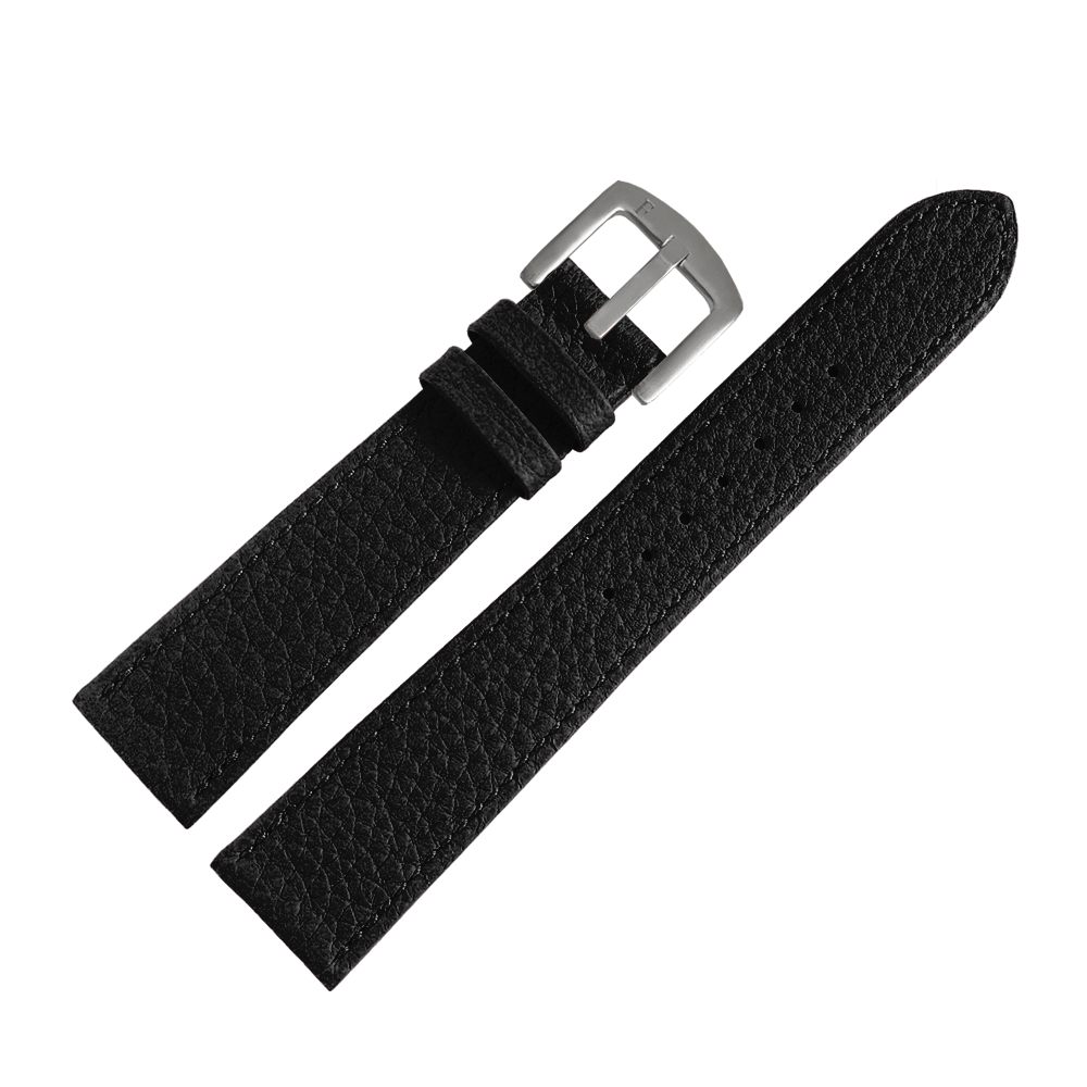 Leather Straps Black 20 MM Lychee - Ferro & Company Watches