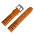 Racing Leather Straps Orange 22 mm - Ferro & Company Watches