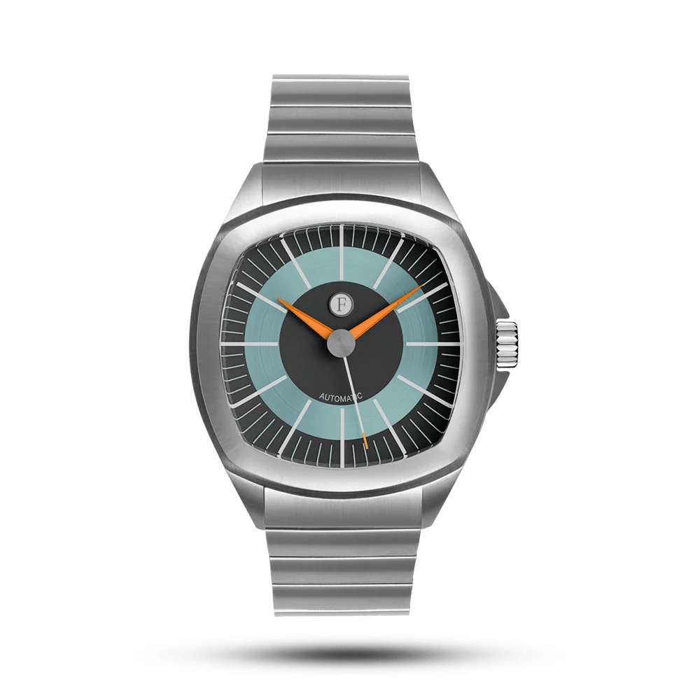 TIME MASTER 70 BLUE / ORANGE - Ferro & Company Watches