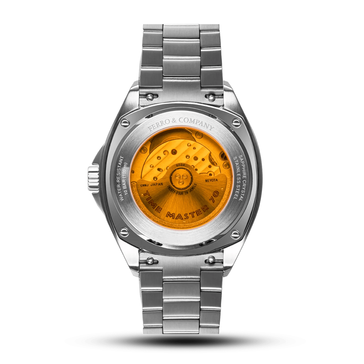 TIME MASTER 70 BLUE / ORANGE - Ferro & Company Watches