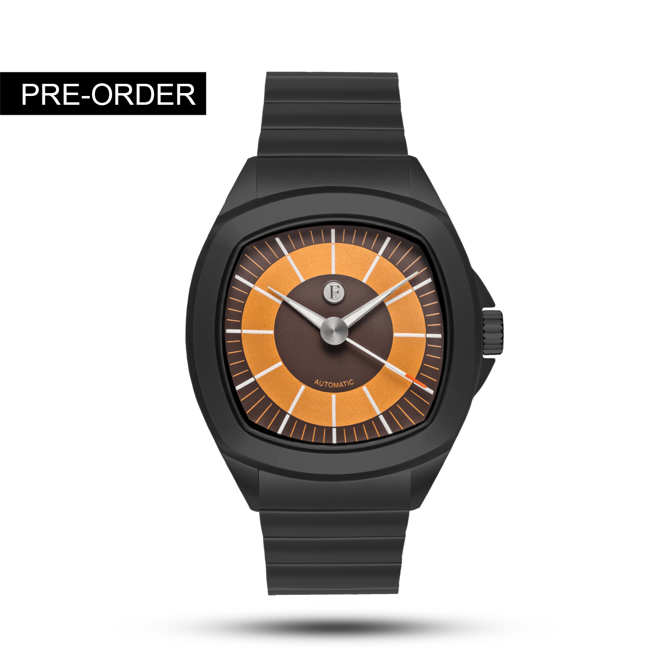TIME MASTER 70 ORANGE / BLACK DLC - Ferro & Company Watches