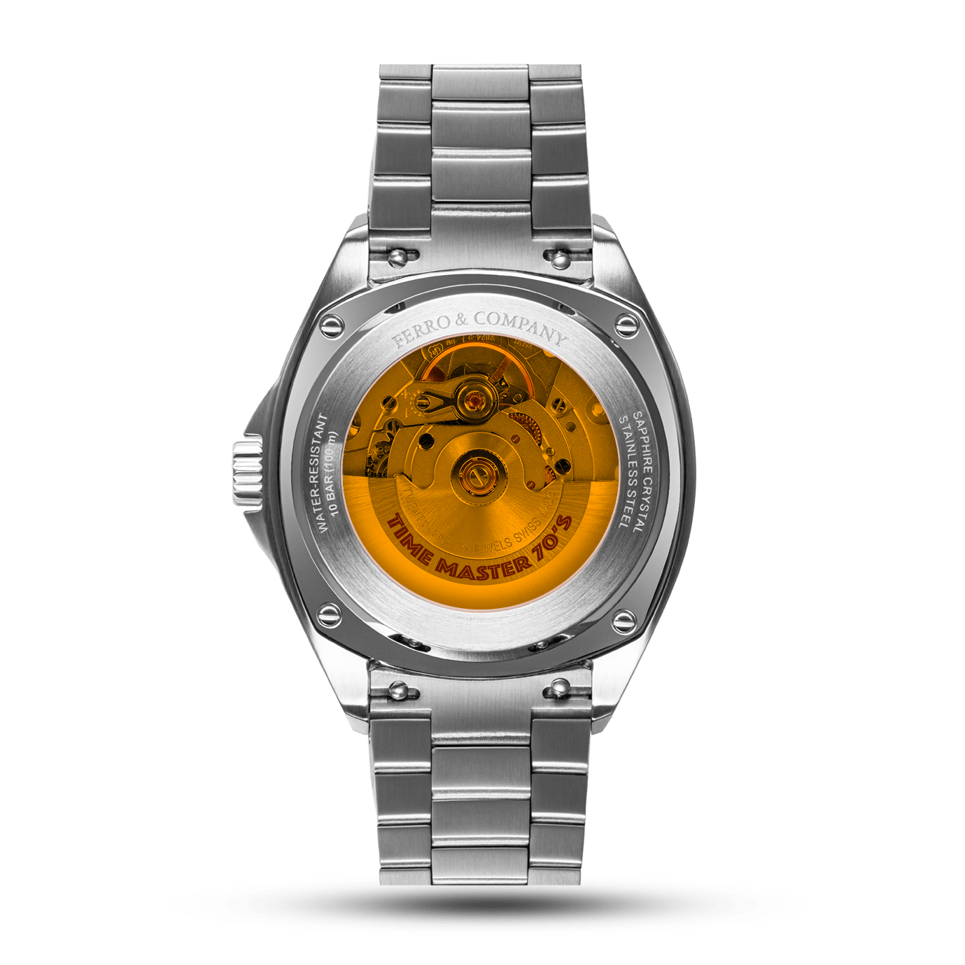TIME MASTER 70 SALMON - Ferro &amp; Company Watches