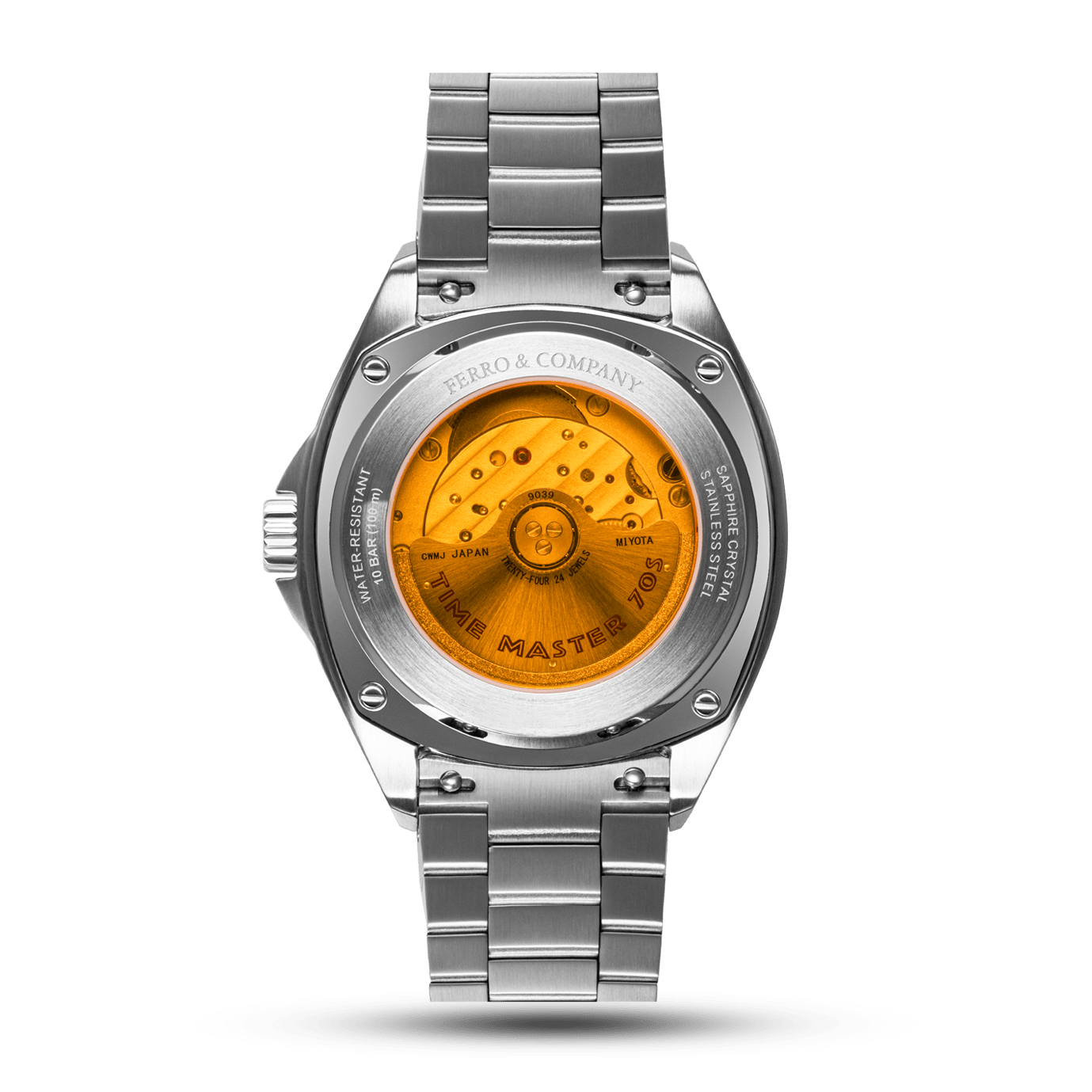 The Time Master 70'S. A vintage style watch from the 1970's – Ferro ...