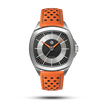 TIME MASTER 70 SILVER / ORANGE BAND - Ferro & Company Watches