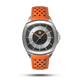 TIME MASTER 70 SILVER / ORANGE BAND - Ferro & Company Watches