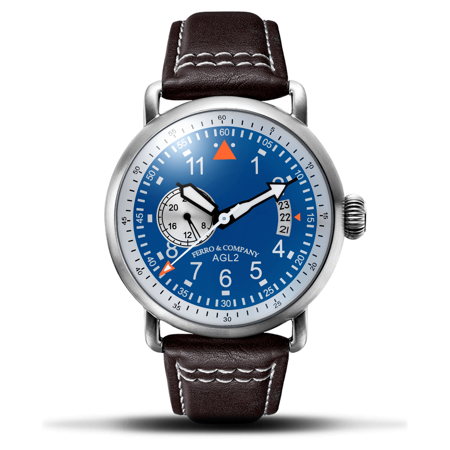AGL 2 Automatic 24H Blue - Ferro &amp; Company Watches