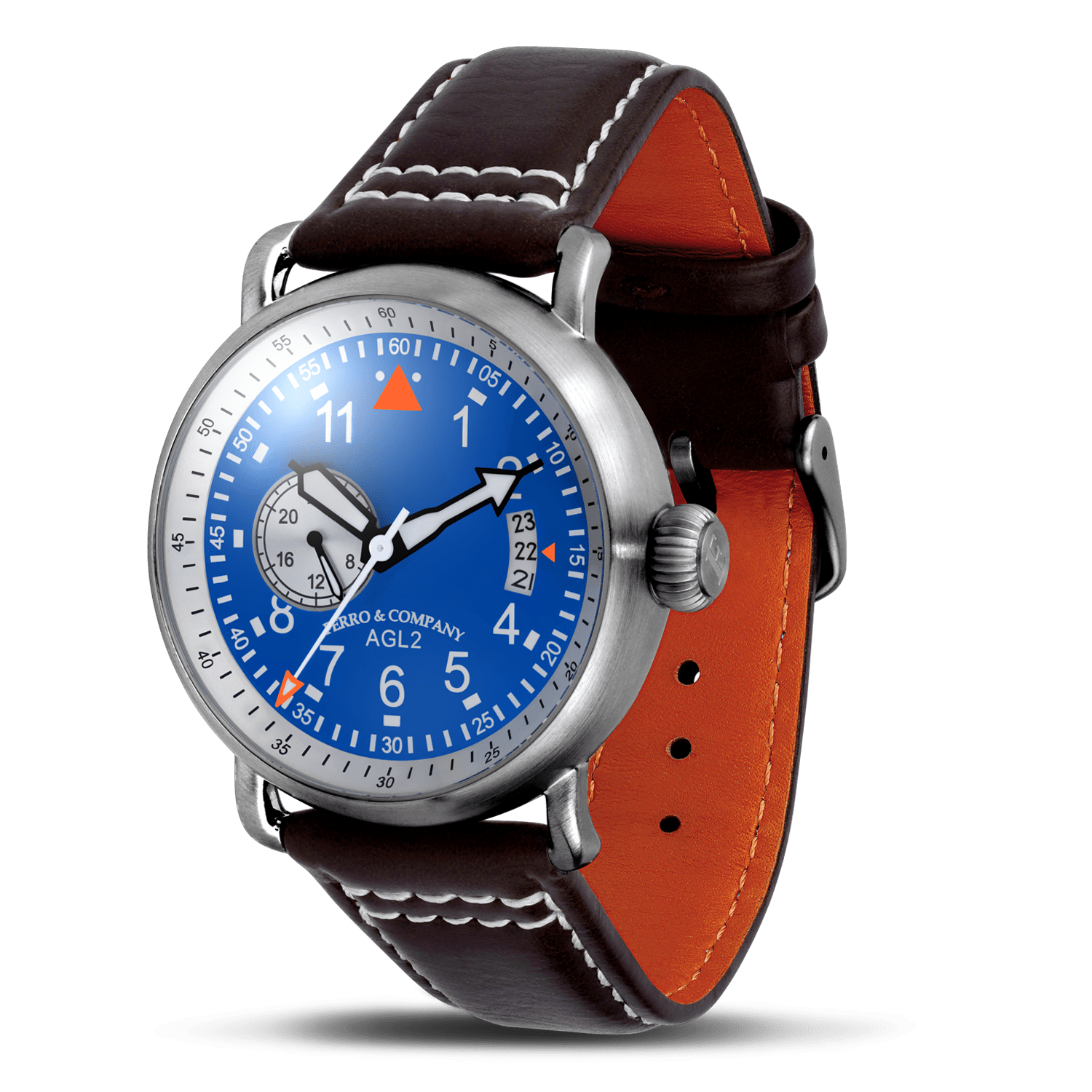 AGL 2 Automatic 24H Blue - Ferro &amp; Company Watches