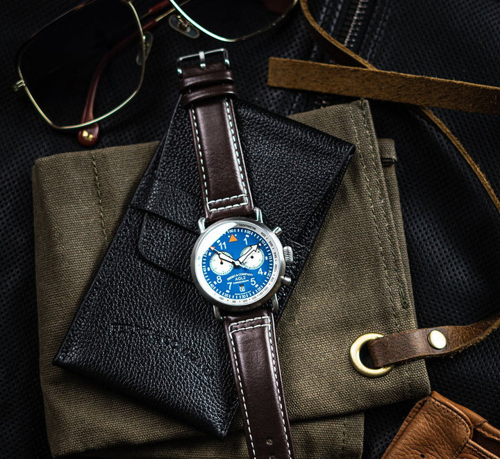 AGL 2 Chronograph Blue - Ferro & Company Watches