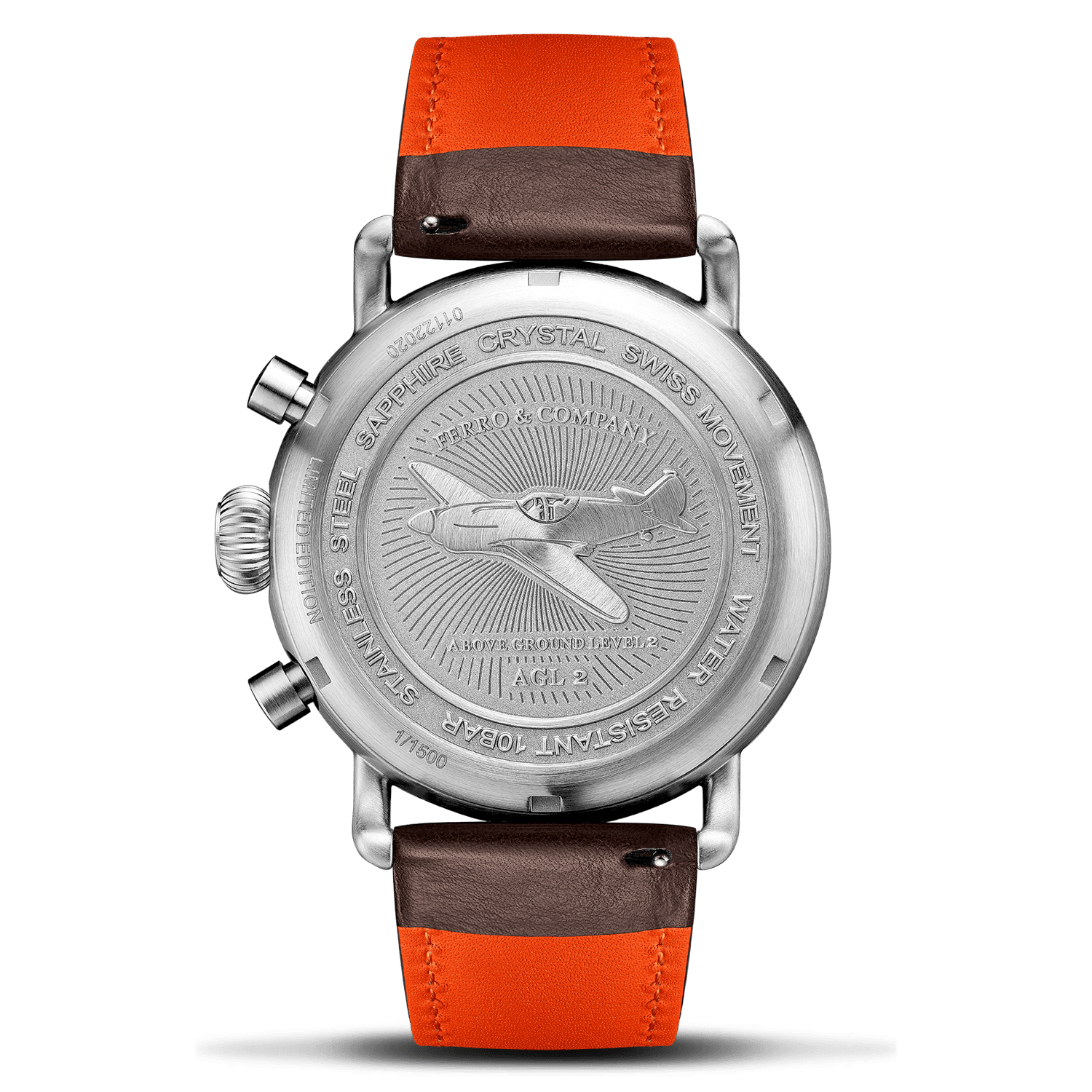 AGL 2 Chronograph Green - Ferro &amp; Company Watches