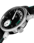Ferro Watches 356 Vintage Style Race One Hand Watch Black / Green - Ferro & Company Watches