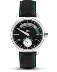 Ferro Watches 356 Vintage Style Race One Hand Watch Black / Green - Ferro & Company Watches