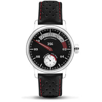 Ferro Watches 356 Vintage Style Race One Hand Watch Black / Red - Ferro & Company Watches
