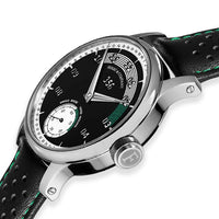 Ferro Watches 356 Vintage Style Race Watch Black / Green - Ferro & Company Watches