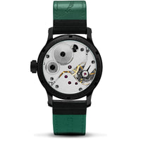 Ferro Watches 356 Vintage Style Race Watch Black / Green - Ferro & Company Watches