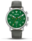 Ferro Watches AIRBORNE VINTAGE STYLE PILOT WATCH CHRONOGRAPH GREEN - Ferro & Company Watches