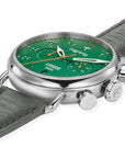 Ferro Watches AIRBORNE VINTAGE STYLE PILOT WATCH CHRONOGRAPH GREEN - Ferro & Company Watches