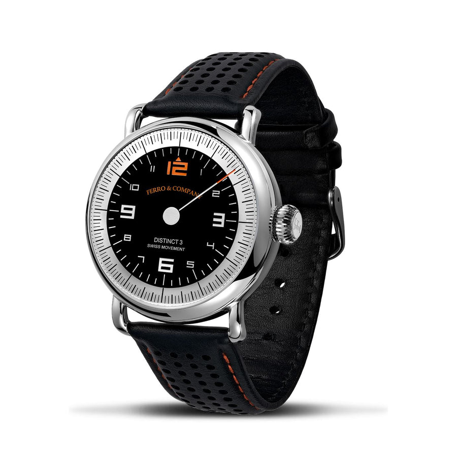 Ferro Watches Distinct 3 Vintage Style One Hand Racing Watch Grand Prix - Ferro & Company Watches