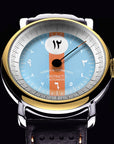 Ferro Watches Distinct 3 Vintage Style Race One Hand Watch 18K Gold Arabic Edition - Ferro & Company Watches