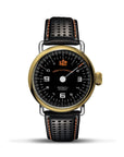 Ferro Watches Distinct 3 Vintage Style Race One Hand Watch 18K Gold Edition - Ferro & Company Watches