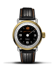 Ferro Watches Distinct 3 Vintage Style Race One Hand Watch 18K Gold Edition - Ferro & Company Watches