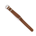 Correa de Reloj de Piel Marrón 22 MM