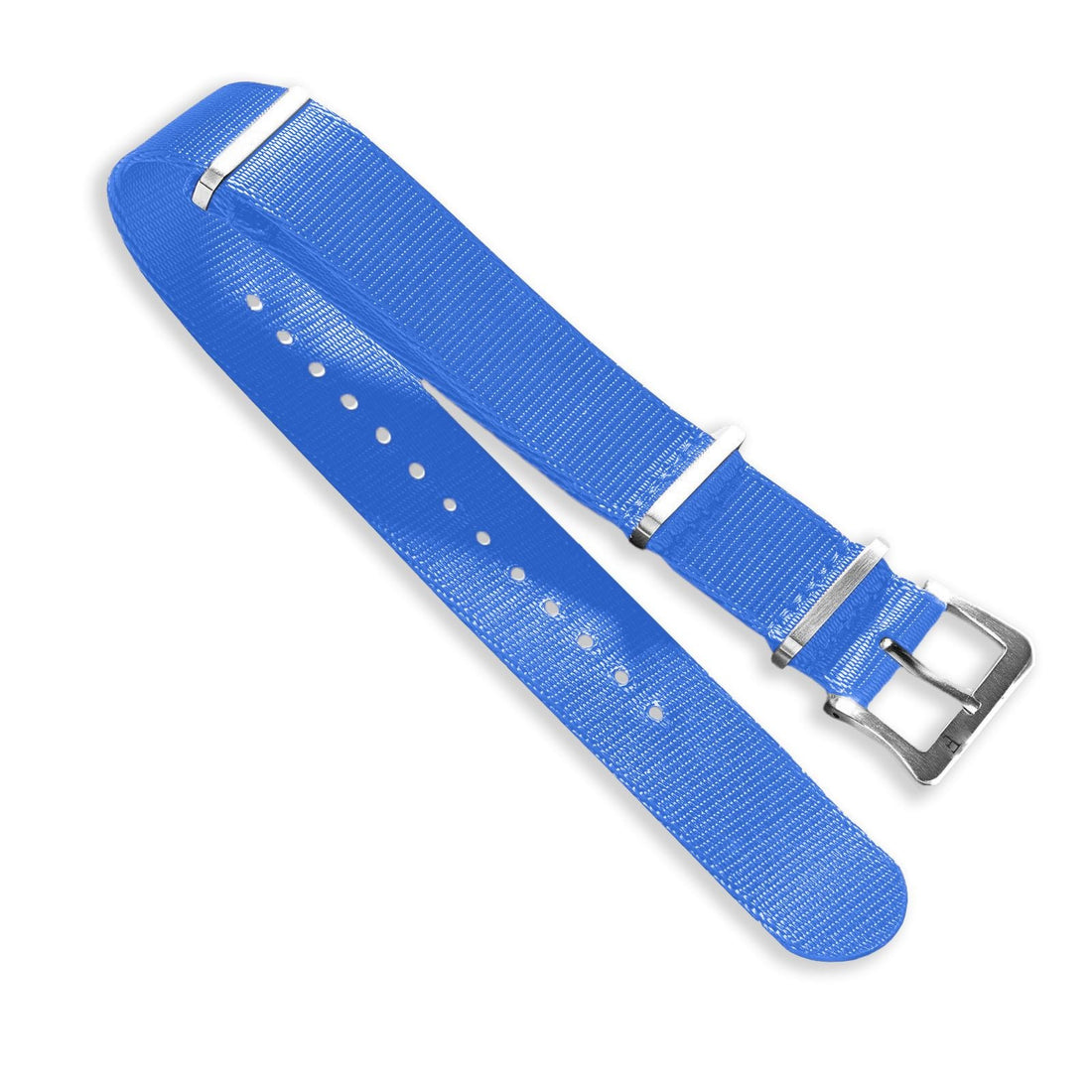 Nylon Nato Watch Strap Blue - Ferro & Company Watches