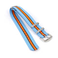 NYLON STRAPS BLUE/ORANGE 22MM