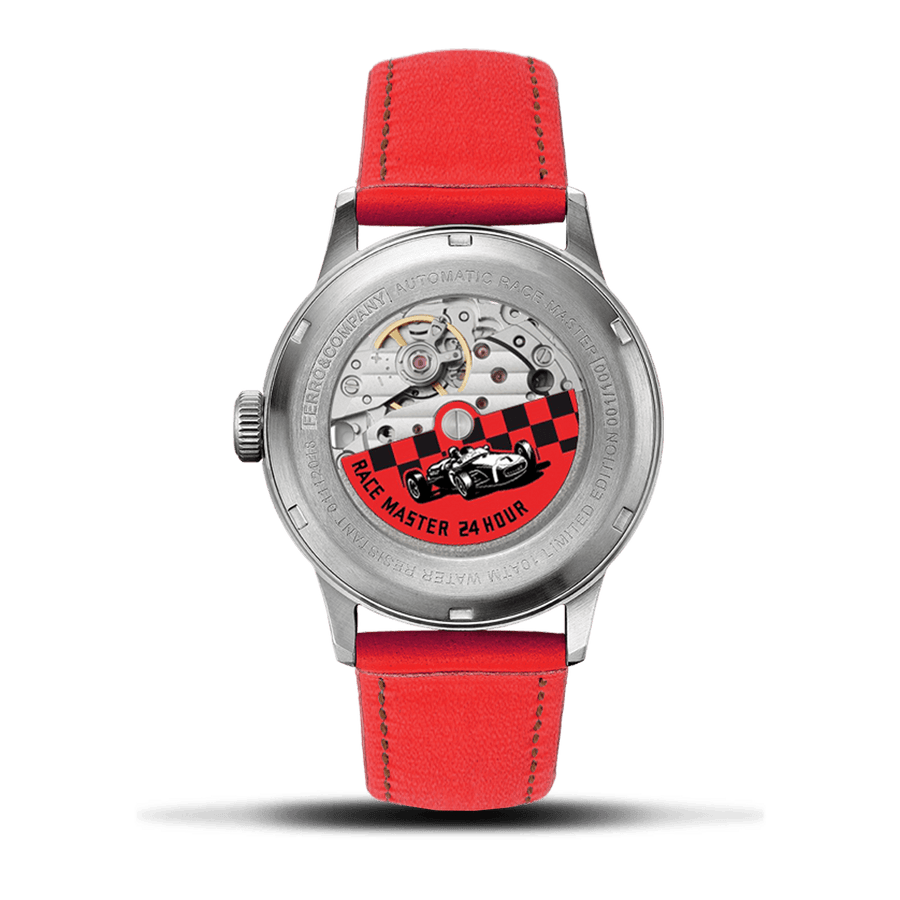 Race Master Automatic Red - Ferro & Company Watches