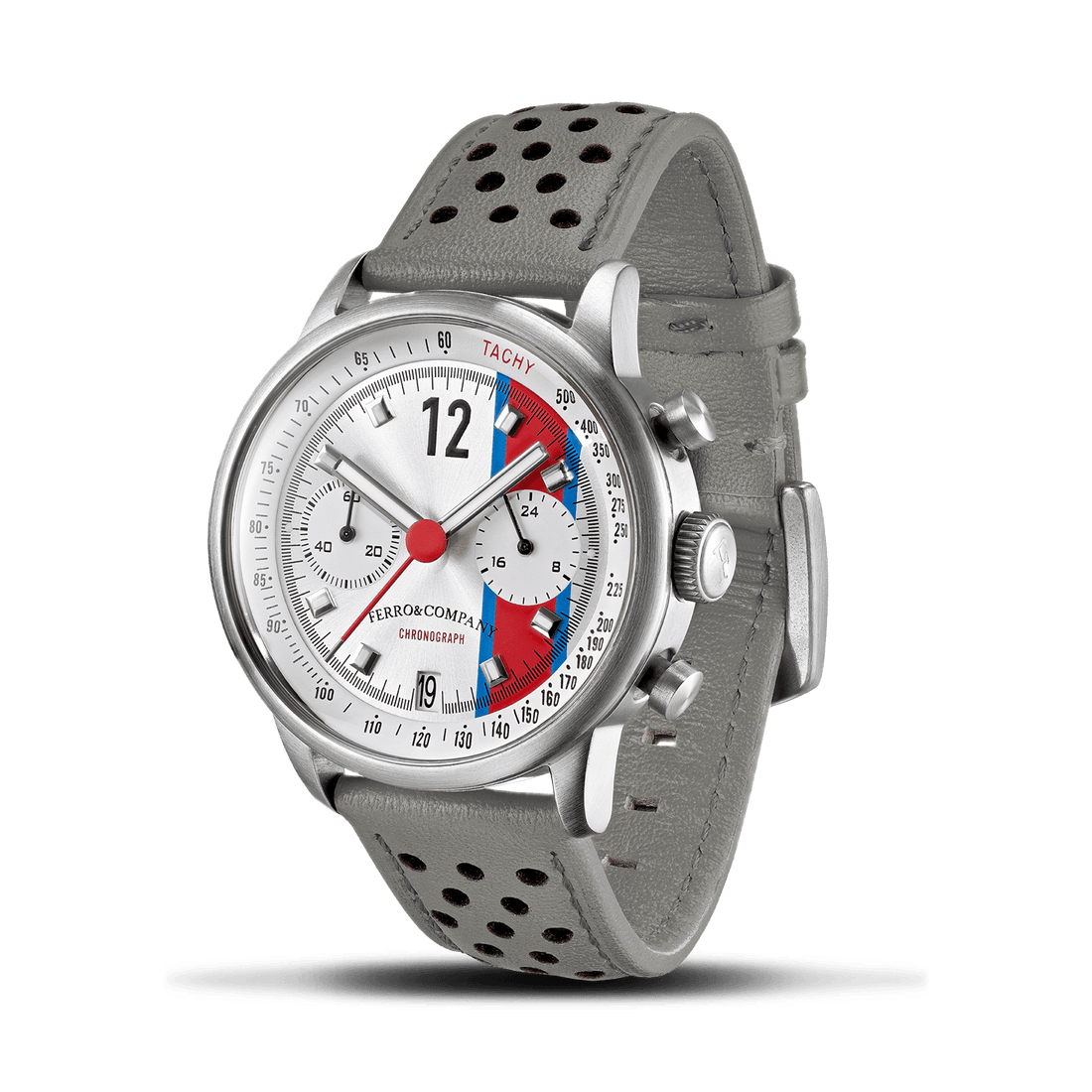 Race Master Chronograph Silver - Ferro & Company Watches