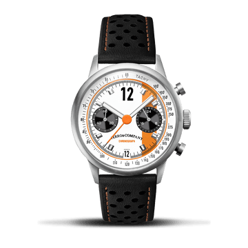 Race Master Chronograph White - Ferro & Company Watches