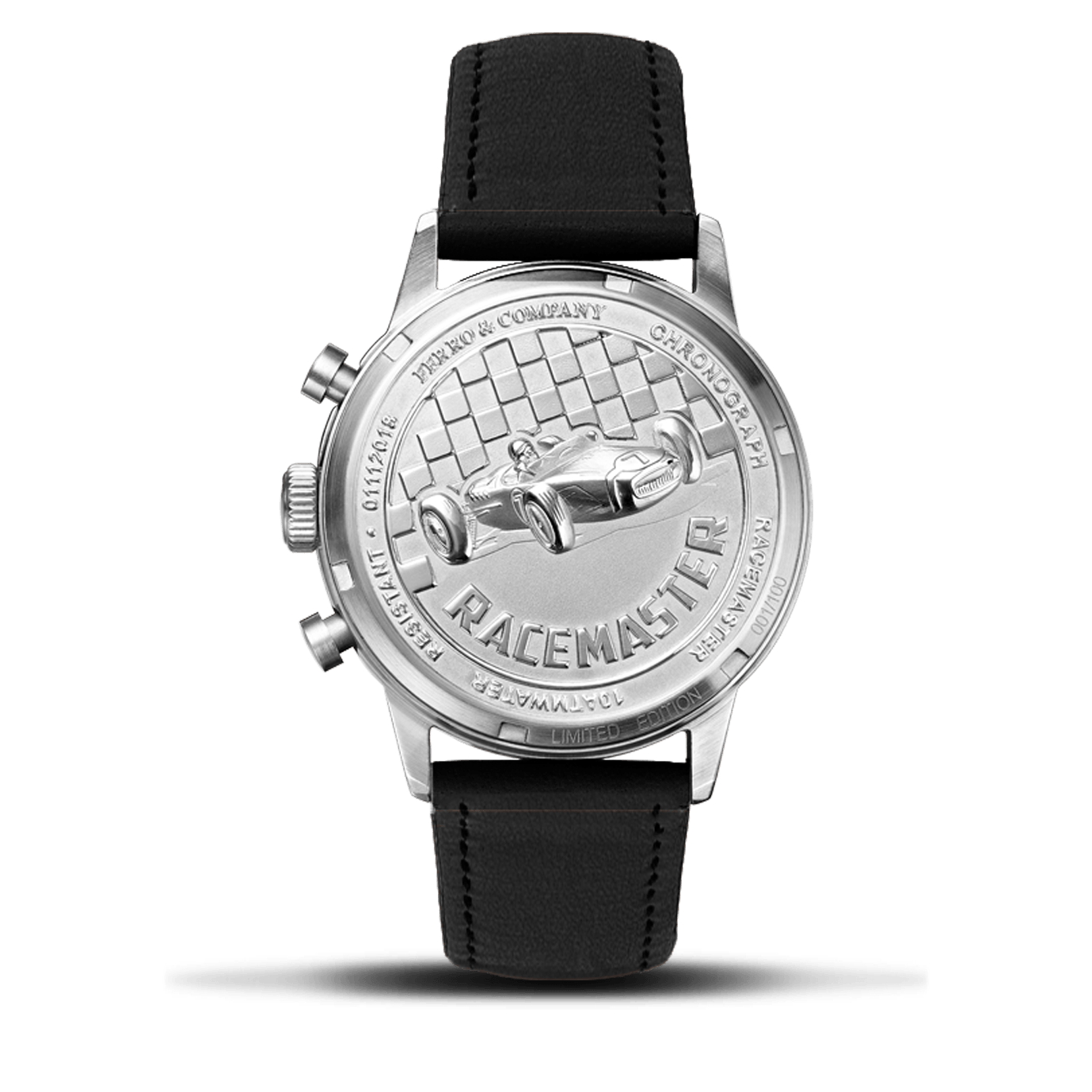 Race Master Chronograph White - Ferro &amp; Company Watches
