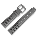 Correas de cuero Racing Gris 20 mm