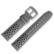 Racing Leather Straps Grey 20 MM - Ferro & Company Watches