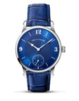TRADITUM VINTAGE STYLE DRESS WATCH BLUE - Ferro & Company Watches