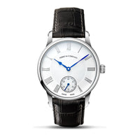 TRADITUM VINTAGE STYLE DRESS WATCH WHITE / ROMAN - Ferro & Company Watches