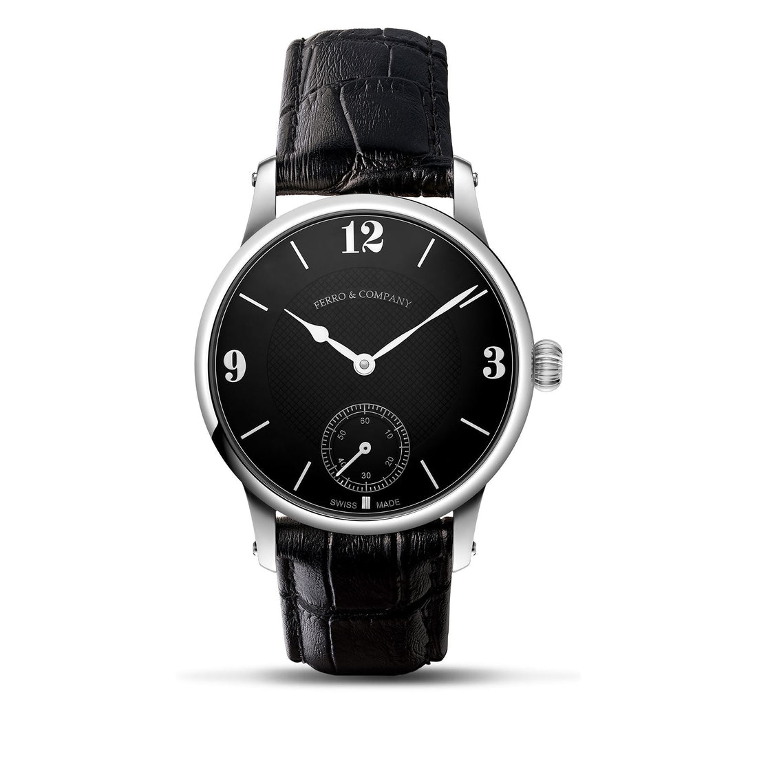 TRADITUM VINTAGESTYE DRESS WATCH BLACK - Ferro & Company Watches